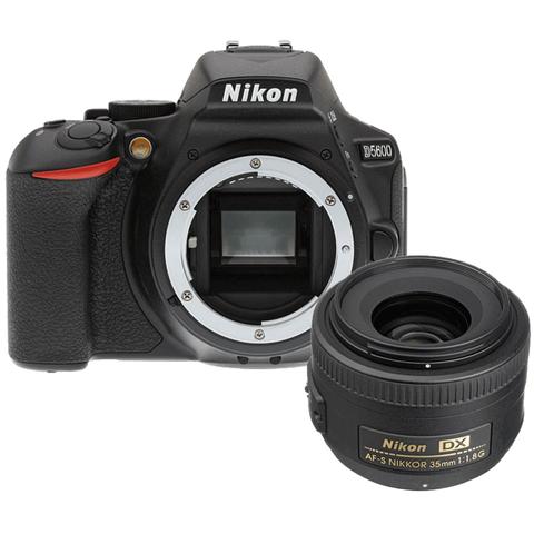 Nikon D5600 24.2MP Digital SLR Camera with AF-S DX NIKKOR 35mm f/1.8G Lens