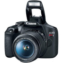 Canon EOS Rebel T7 DSLR Camera w/ 18-55mm IS II + 75-300mm III Double Zoom Deluxe Kit