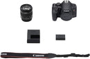 Canon EOS Rebel T8i EF-S 18-55mm is STM Lens Kit, Black