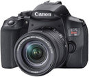 Canon EOS Rebel T8i EF-S 18-55mm is STM Lens Kit, Black