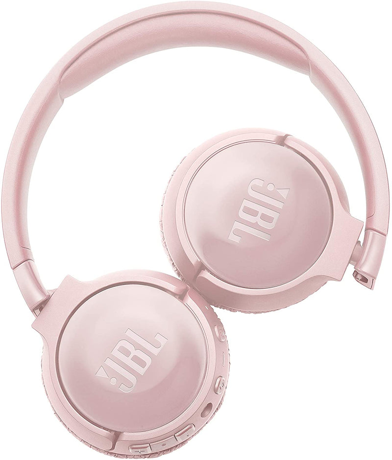 JBL - TUNE 600BTNC Wireless Noise Cancelling On-Ear Headphones - Pink