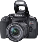 Canon EOS Rebel T8i EF-S 18-55mm is STM Lens Kit, Black