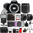 Canon EOS 250D / Rebel SL3 24.1MP 4K Digital SLR Camera + 32GB Accessory Kit