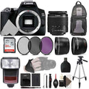 Canon EOS 250D / Rebel SL3 24.1MP 4K Digital SLR Camera + 64GB Accessory Kit