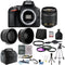 Nikon D5600 24.2MP Digital SLR Camera with 18-55mm VR Lens and 32GB Accessory Kit