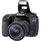 Canon EOS 80D Digital SLR Kit with EF-S 18-55mm f/3.5-5.6 Image Stabilization STM Lens (Black)