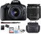 Canon EOS 2000D / Rebel T7 24.1MP Digital SLR Camera + 18-55mm Lens + Case Bundle