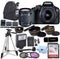 Canon EOS 3000D / Rebel T100 / 4000D Digital DSLR Camera Body with 18MP CMOS Sensor with EF-S 18-55mm f/3.5-5.6 III Lens +Briefcase + Accessory Bundle