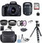 Canon EOS 4000D 18MP Digital SLR Camera with 18-55mm lens + Top Accessory Kit
