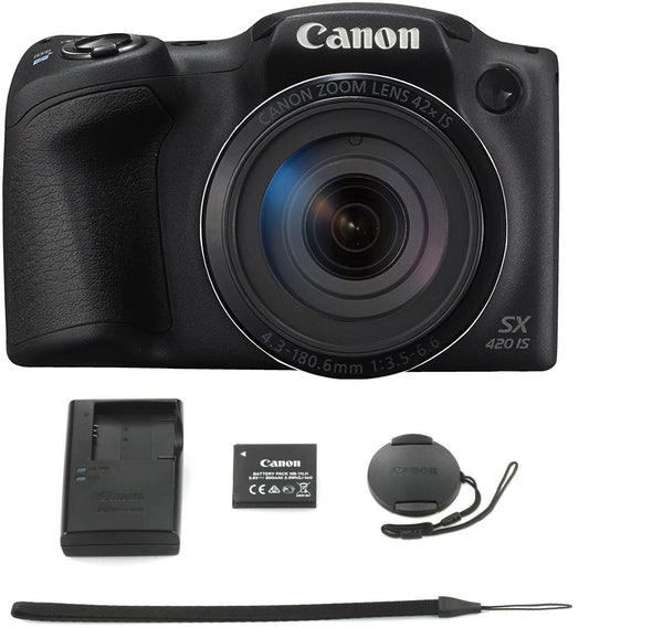 Canon PowerShot SX420 IS HD 20MP Wi-Fi Digital Camera
