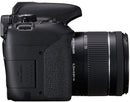 Canon EOS Rebel 800D / T7i 24.2MP CMOS Wifi Digic 7 Digital SLR with 18-55 IS STM Lens Black