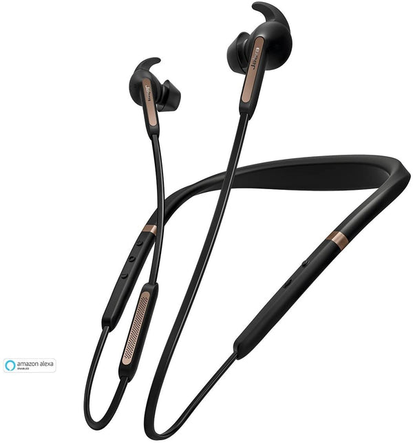 Jabra - Elite 65e Wireless Noise Cancelling In-Ear Headphones - Titanium Black.