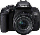 Canon EOS Rebel 800D / T7i 24.2MP CMOS Wifi Digic 7 Digital SLR with 18-55 IS STM Lens Black