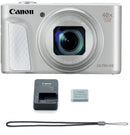 Canon PowerShot SX730 Digital Camera w/40x Optical Zoom & 3 Inch Tilt LCD - Wi-Fi, NFC, & Bluetooth Enabled (SILVER)