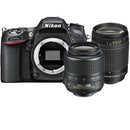 Nikon D7100 24.1MP DX Format CMOS Digital SLR Camera with AFS DX 18-55mm Lens and 70-300 AF Zoom Nikkor Lens