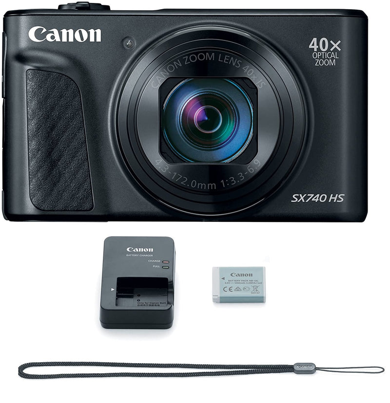 Canon PowerShot SX740 20.3MP CMOS 4K 1080p Video 40x Zoom Wifi