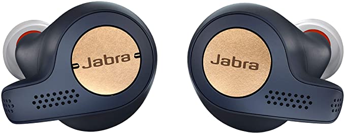 Jabra - Elite Active 65t True Wireless Earbud Headphones - Copper Navy