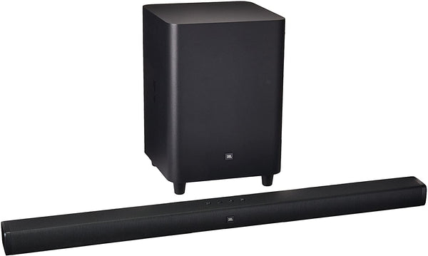 JBL - 2.1-Channel 300W Soundbar System with 6-1/2" Wireless Subwoofer - Black
