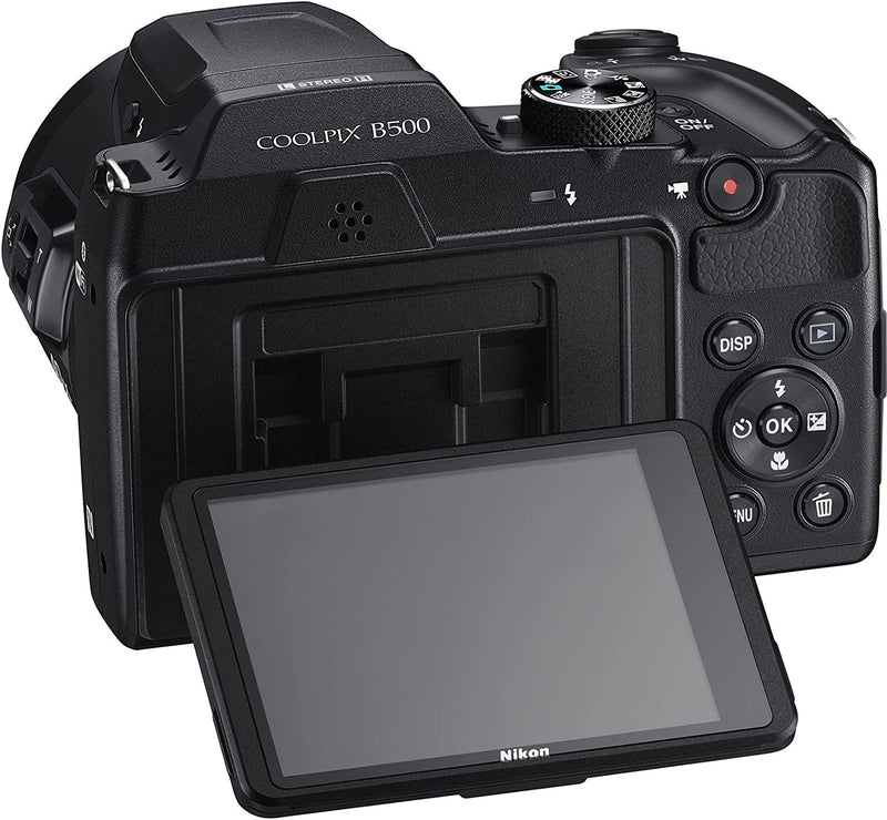 Nikon Coolpix B500 Wi-Fi Digital Camera (Black)