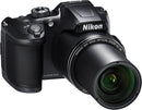 Nikon Coolpix B500 Wi-Fi Digital Camera (Black)