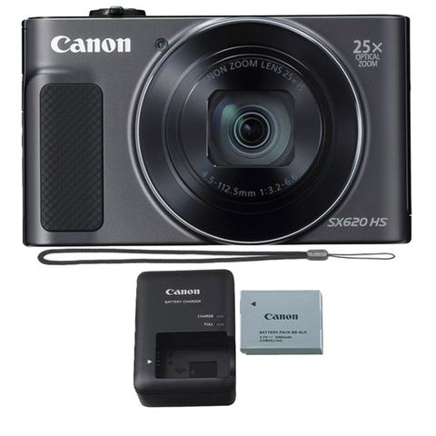 Canon PowerShot SX620 HS 20.2MP Digital Camera - Black