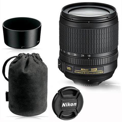 Nikon 18-105mm f/3.5-5.6G ED VR AF-S DX Nikkor Autofocus Lens for Nikon DSLR
