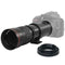 Vivitar 420-800mm f/8.3 Telephoto Zoom Lens + T-Mount for Nikon cameras