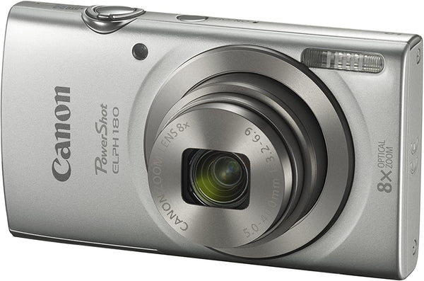 Canon PowerShot ELPH 180 Digital Camera (Silver)