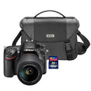 Nikon D7200 24.2MP Wi-Fi D-SLR Camera with 18-55mm Lens, 32GB Card and Camera Case