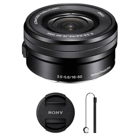 Sony E PZ 16-50mm f/3.5-5.6 OSS Lens with Ultimate Accessory Kit for Sony E-Mount Cameras
