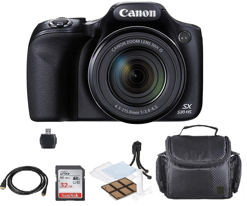 Canon PowerShot SX530 HS Digital Camera with Accessories